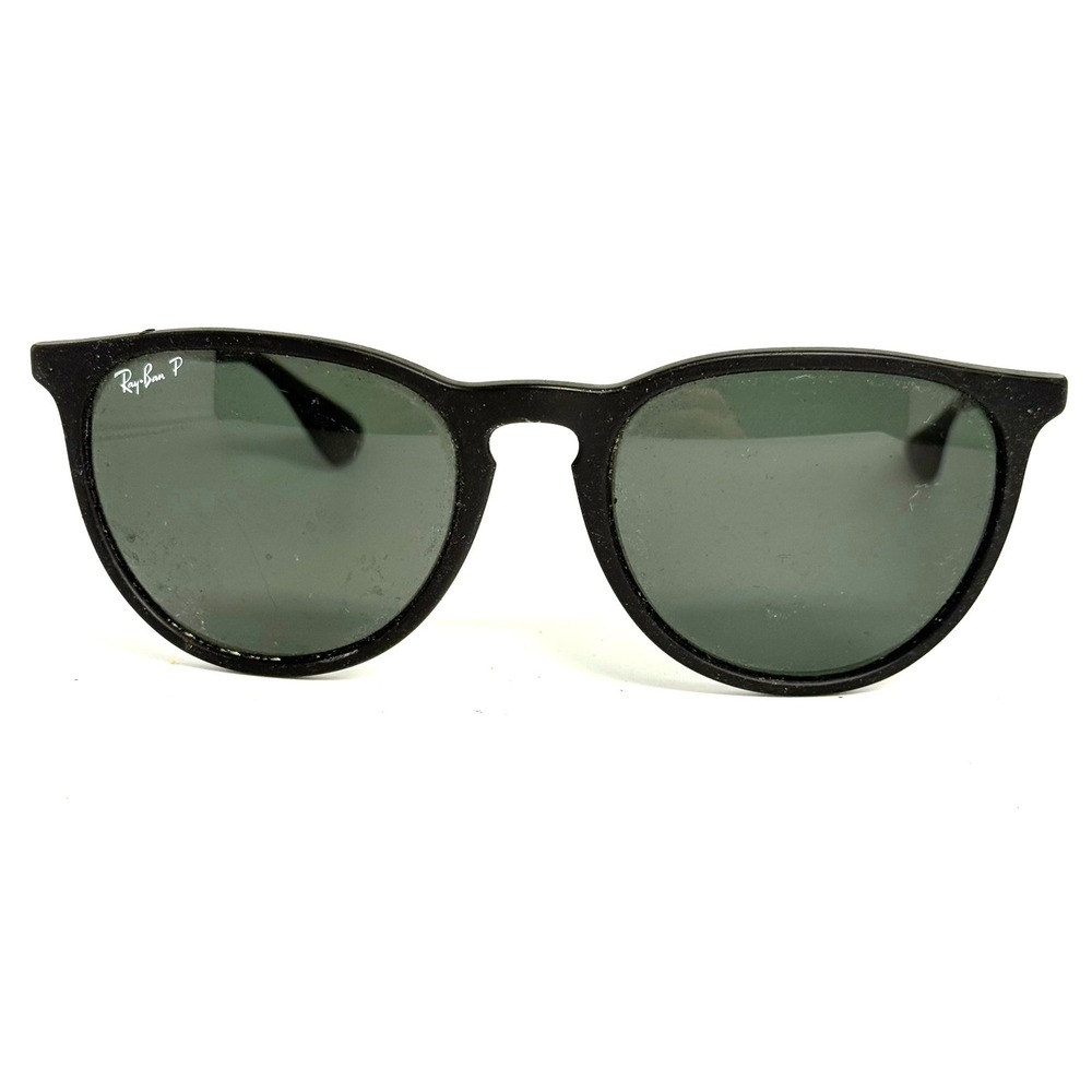 Ray-Ban Erika RB4171 622/8G Matte Black Polarized Sunglasses 54mm Italy